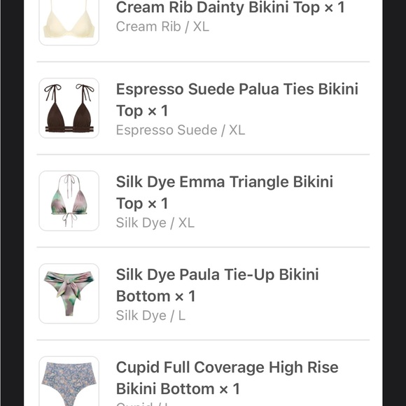 MONTCE BIKINI Espresso Suede Palua Ties Bikini
Top - Picture 2 of 6